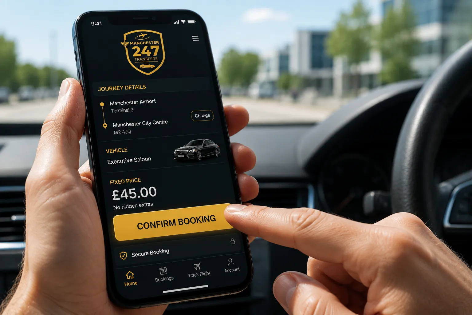 Manchester 24/7 Transfers booking app