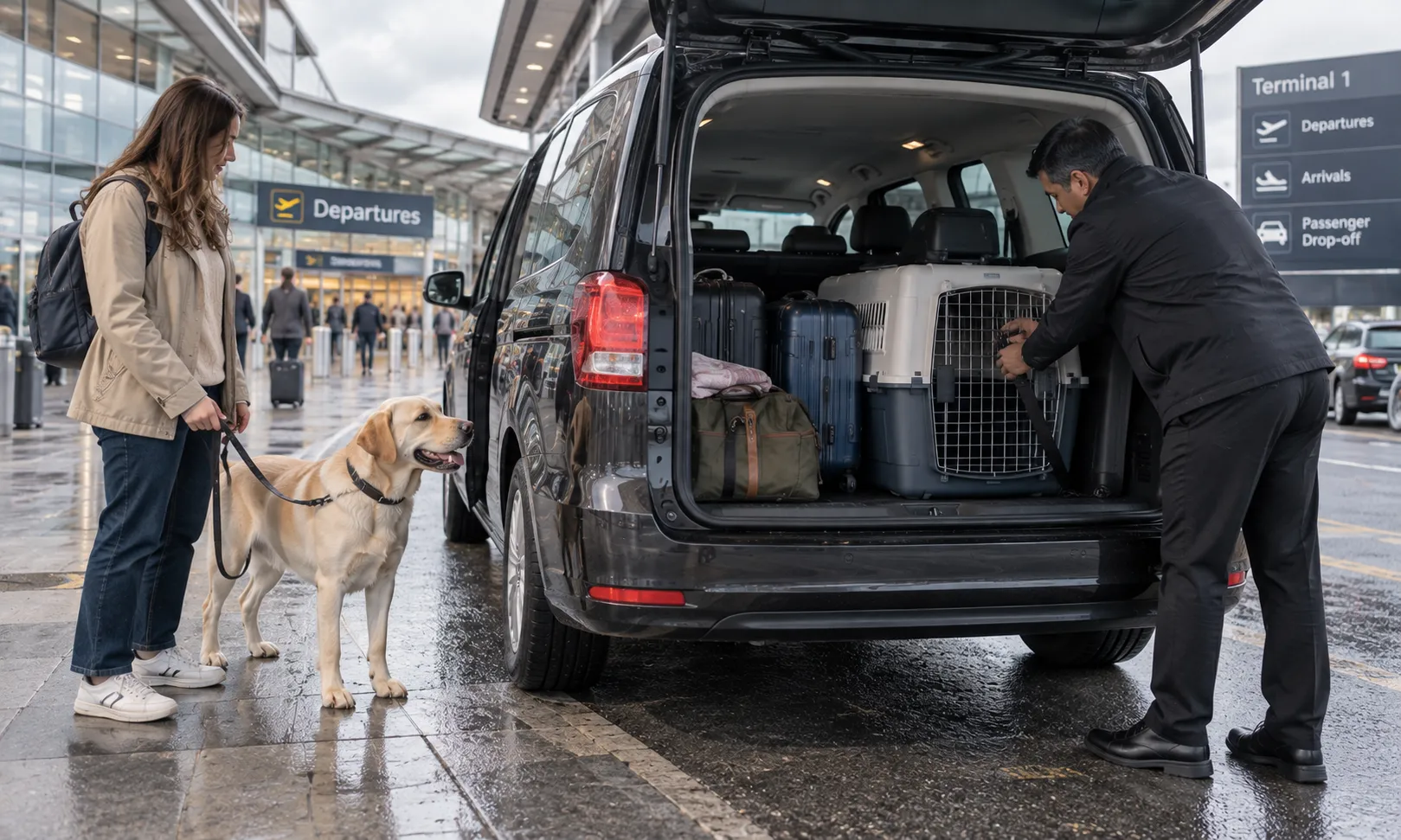 Book a dog-friendly Manchester Airport taxi