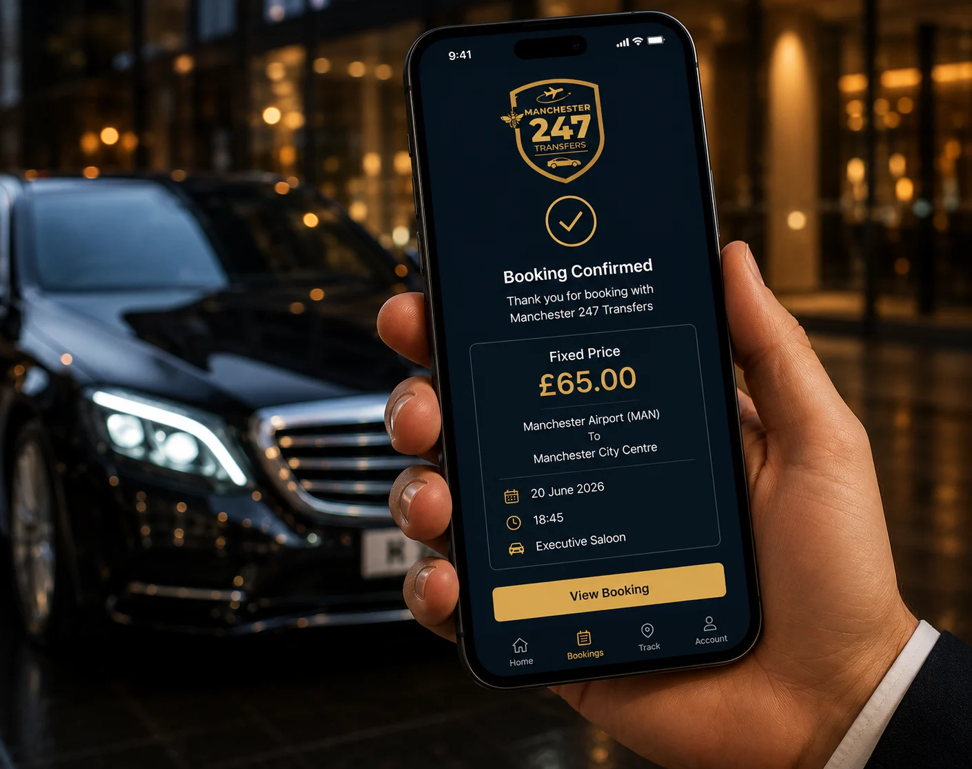Manchester 24/7 Transfers booking app