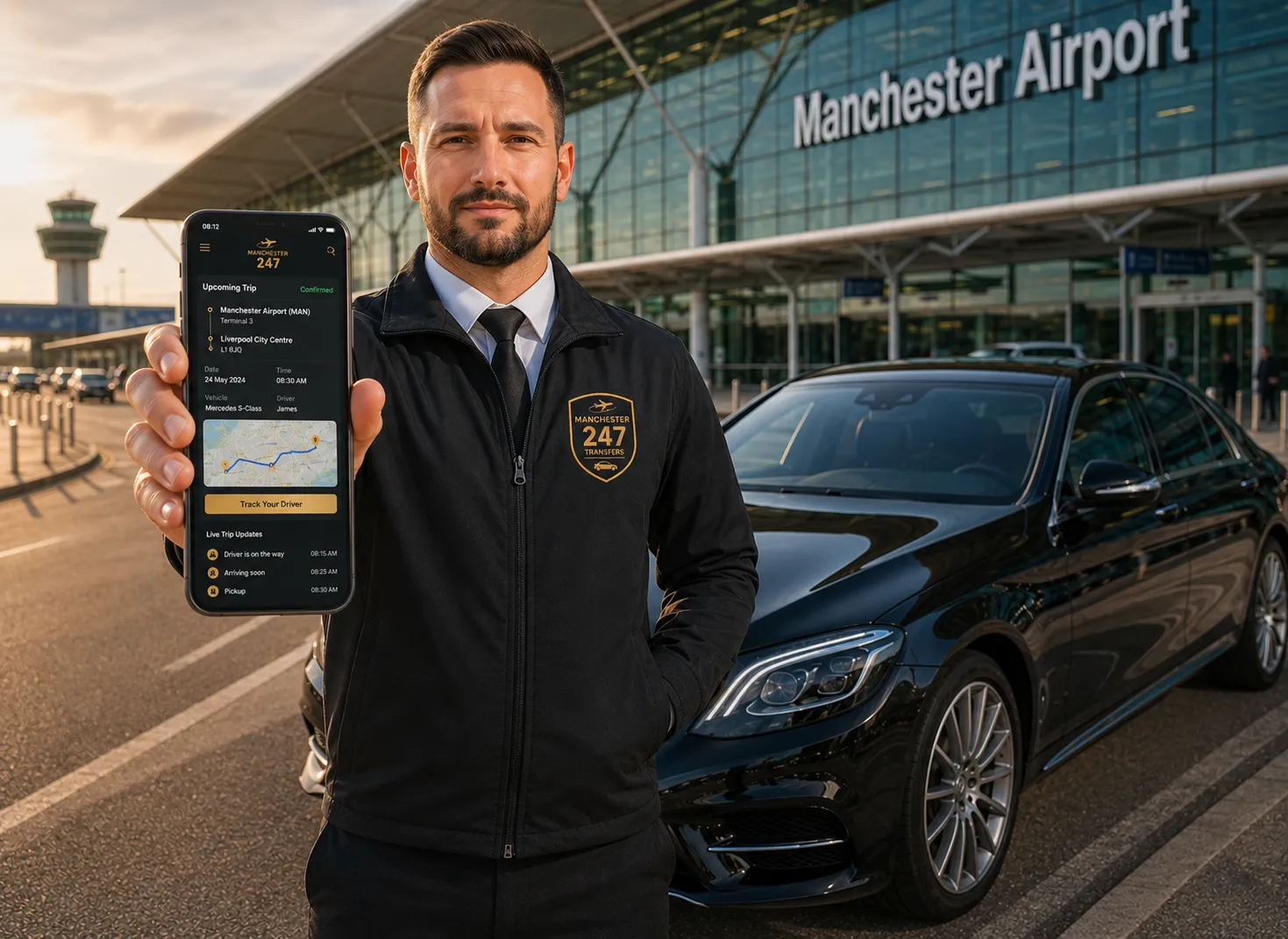 Manchester 24/7 Transfers driver app