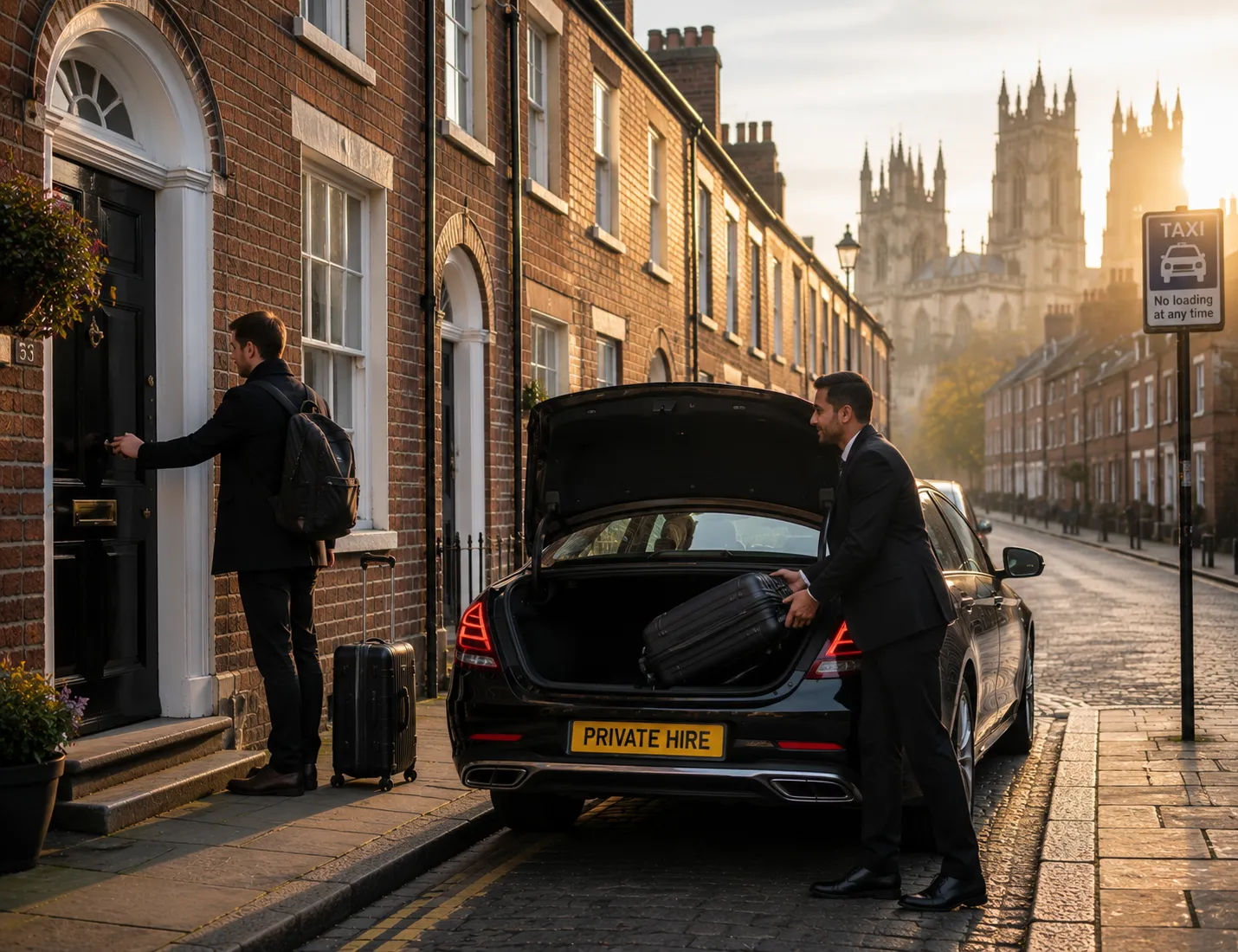 York to Manchester Airport private hire taxi